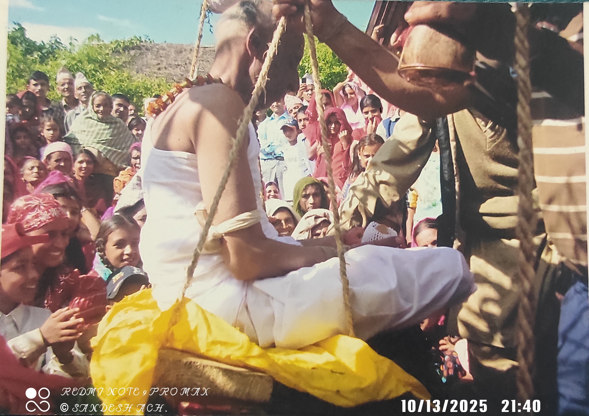 तुला चडेको अवस्थामा